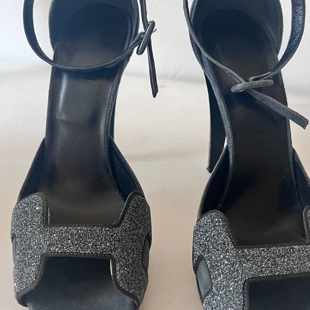 Hermes. Evening high heel Shoes   size 41